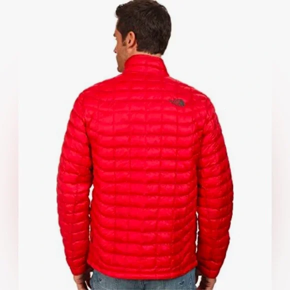The North Face Men's Thermoball Red Puffer Jacket Full Zip Size: M - Picture 2 of 14